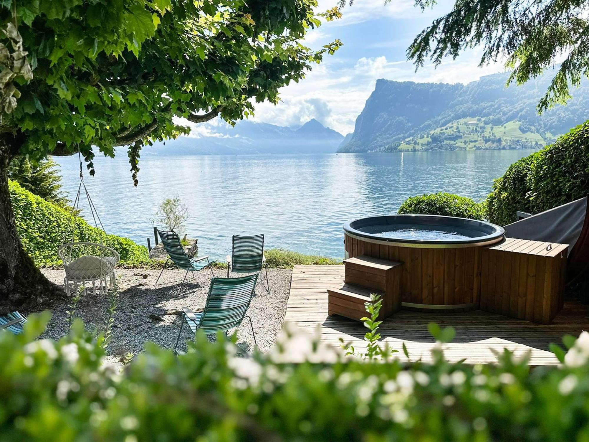 Seehotel Kastanienbaum ルツェルン エクステリア 写真